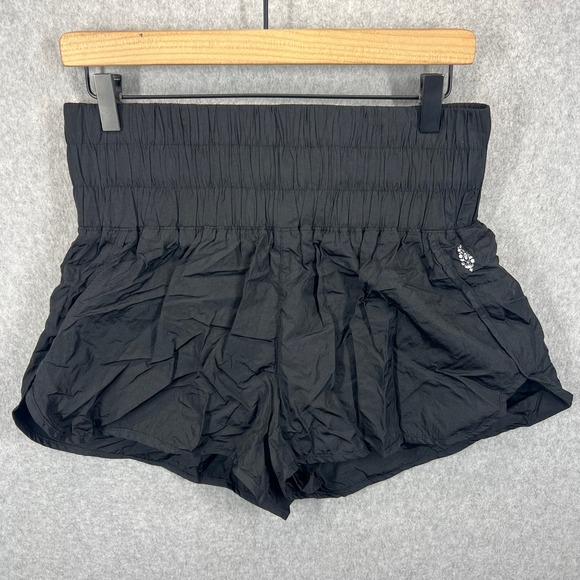 FP Movement Pants - Free People Movement The Way Home Shorts Womens S Black‎ High Waisted Athletic